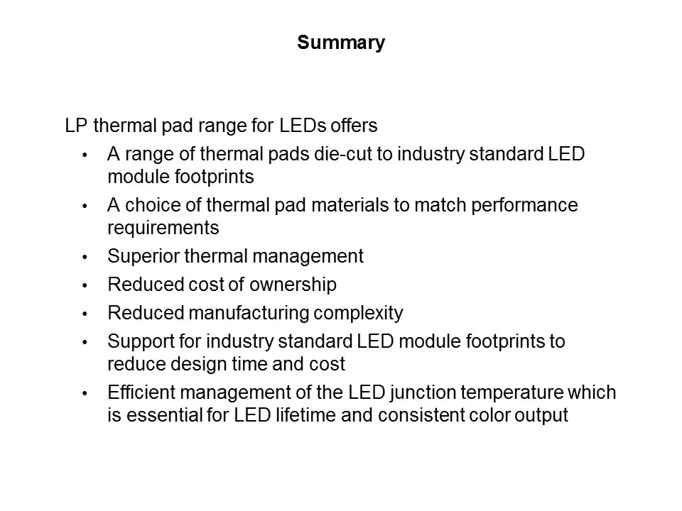 Die Cut Thermal Interface Product Offering Slide 20