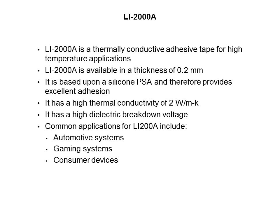 LI Series Thermal Interface Material Slide 9