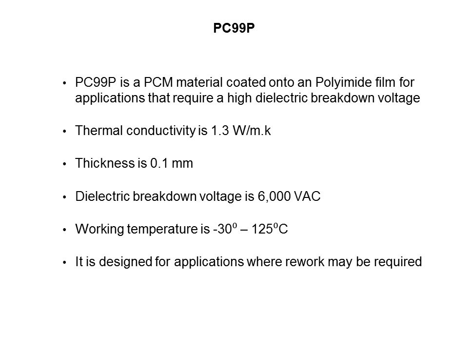 PCM-99 in Automotive Battery Applications Slide 12