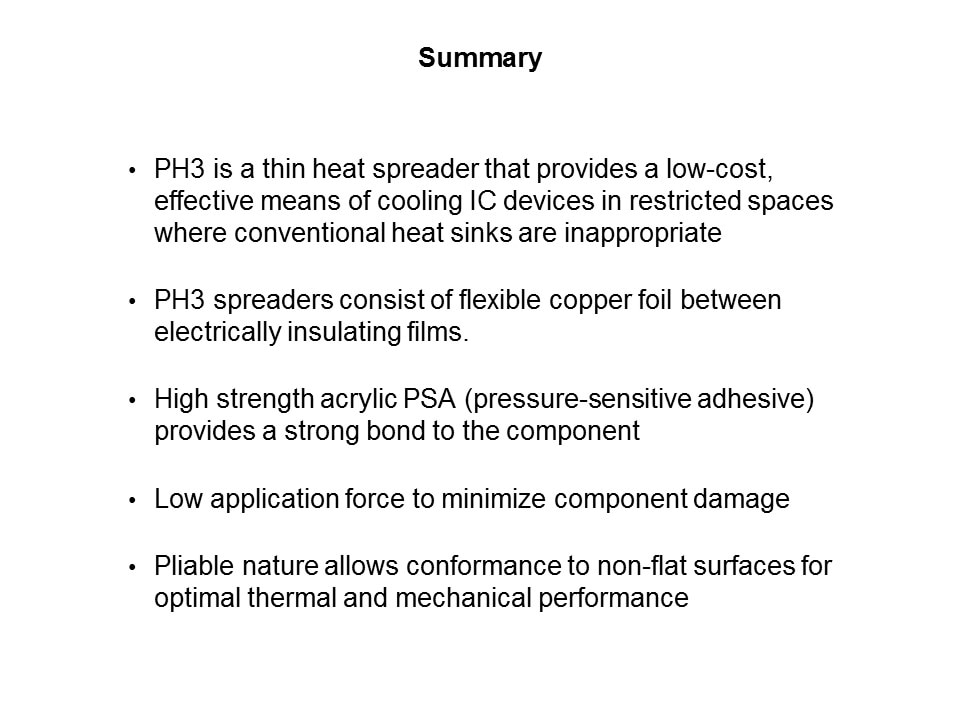 PH3 Heat Spreader Line Slide 9