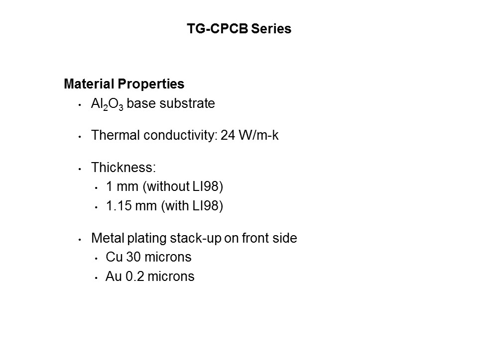 TG-CPCB Ceramic PCBs Slide 17
