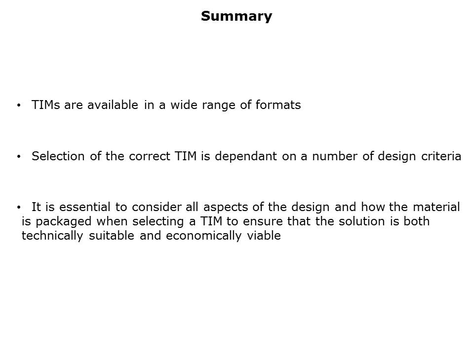 Thermal Interface Product Selection Slide 22