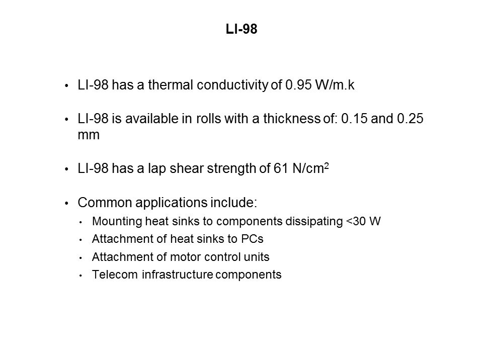 Thermally Conductive Gap Filler Rolls Slide 28