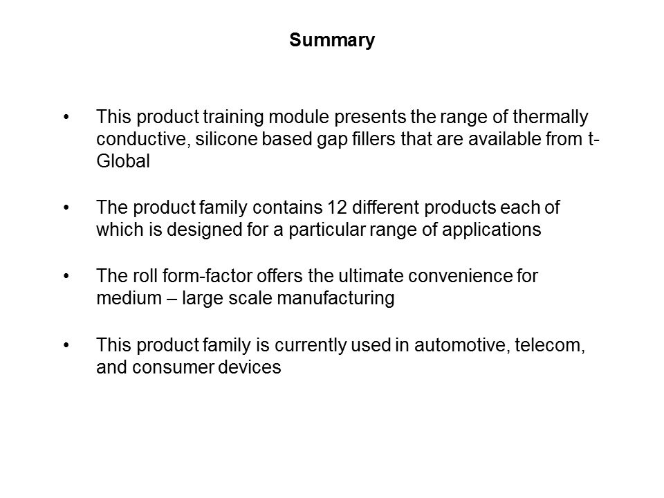 Thermally Conductive Gap Filler Rolls Slide 36