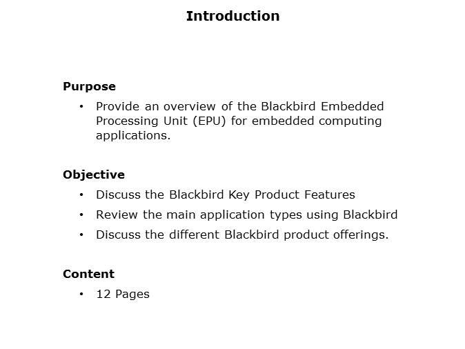 EPU-4562 Blackbird Single Board Computer Slide 1