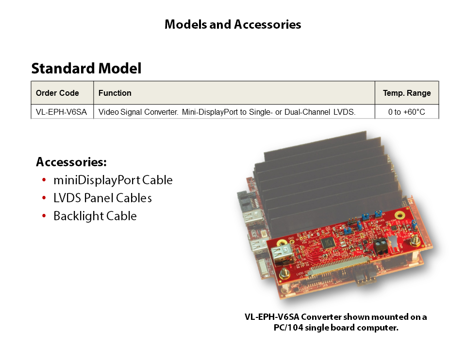 VL-EPH-V6  single board computer