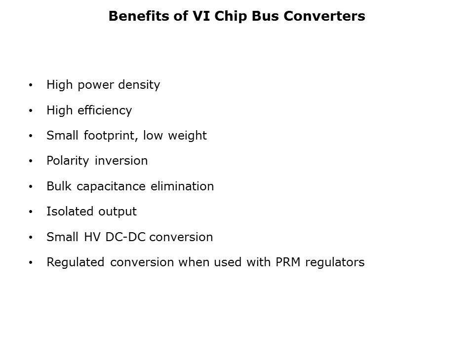 VI Chip Bus Converter Modules Slide 7