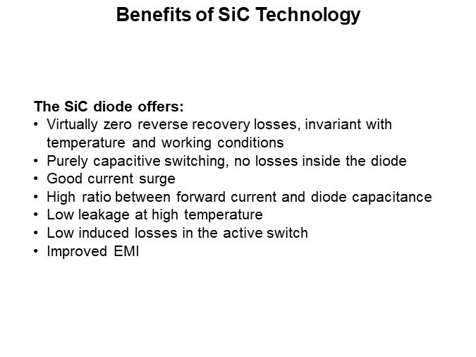 Benefits of SiC Technology