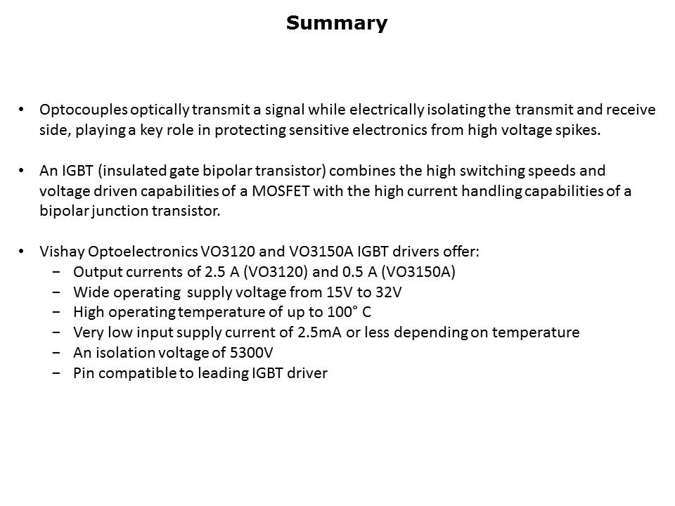 Opto IGBT and MOSFET Driver Slide 15