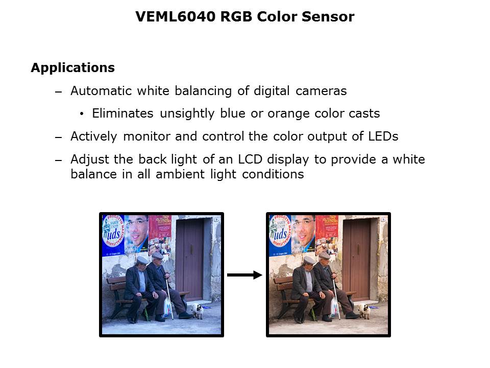 VEML6040 RGB Digital Sensor Slide 4