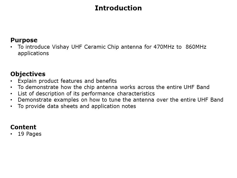 UHF Chip Antenna Slide 1