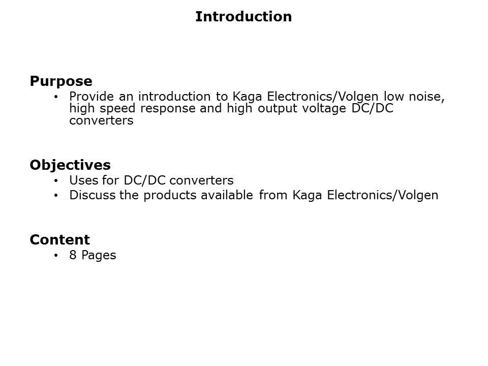 DC-DC High Response Output Slide 1