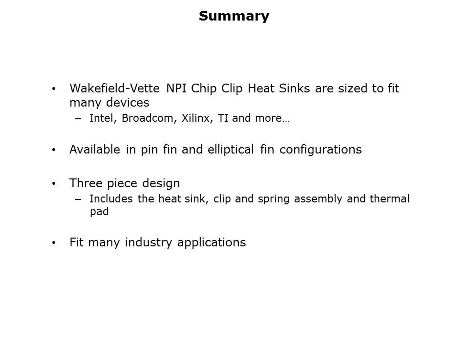 Chip-Clip Heatsink Slide 8