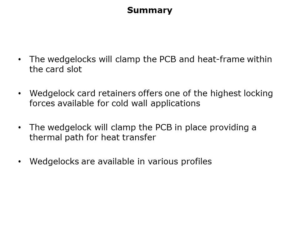 Introduction to Wedgelocks Slide 13