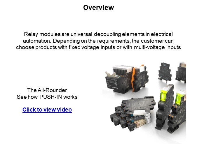 Image of Weidmüller Klippon® Relay TERMSERIES Relay Modules - Overview