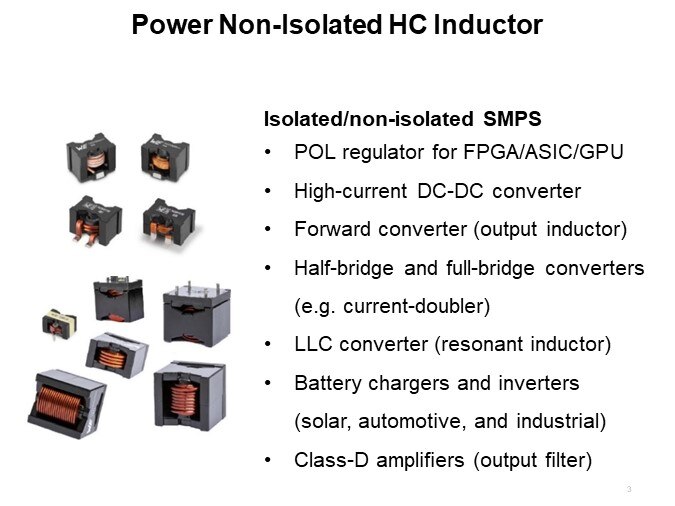 Power Non-Isolated HC Inductor