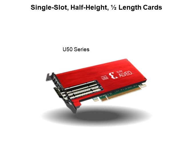 Image of Xilinx Alveo™ Accelerator Cards - Single Slot Cards