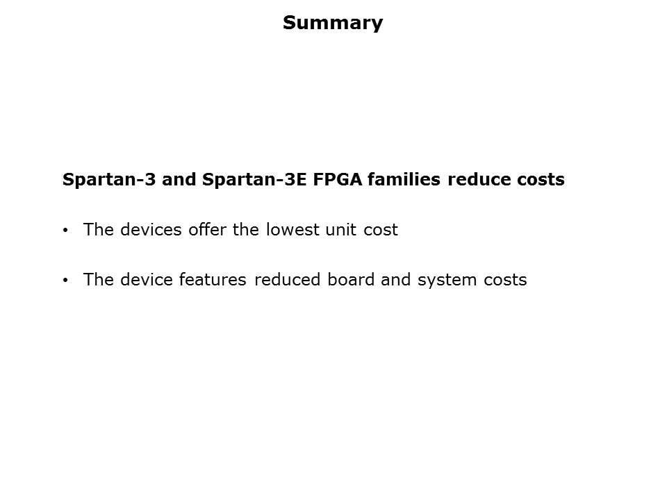 FPGAs Low-Cost High Performance Spartan-3 Generation Slide 10