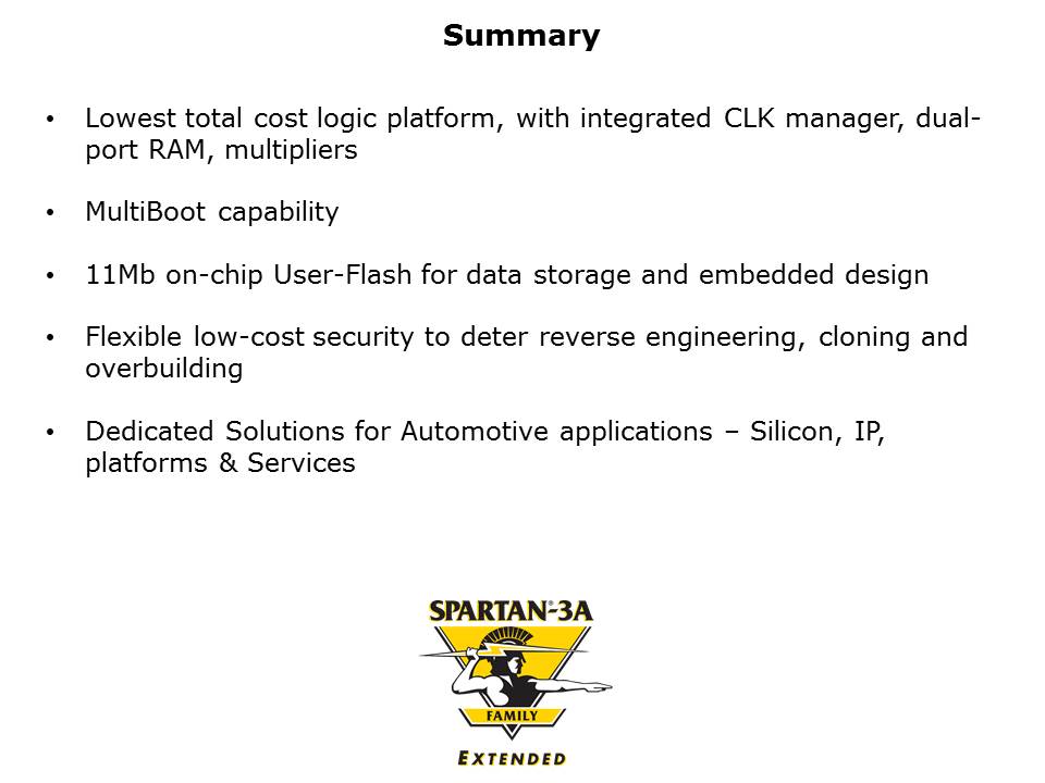 Spartan 3 Generation FPGAs Slide 10