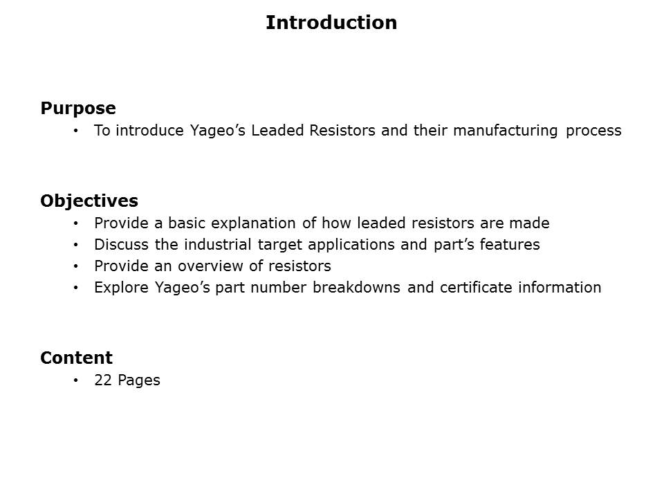 Leaded Resistors Slide 1