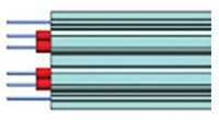 Image of 3M SL8802/04-50DN5-00 Custom-Cut Twin Axial Cable