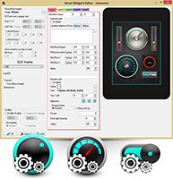 4D Systems 4D Workshop4 软件 IDE 小部件的图片（点击放大）