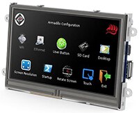 4D Systems 的 Armadillo-43T 基于 Linux 的 4.3" 显示模块图片