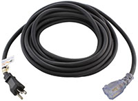 Image of AC Connector's S620PR AC WORKS® NEMA 6-20 Extension Cord