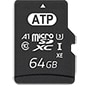 Image of ATP Electronics' Pseudo-SLC Industrial MicroSD/MicroSDHC/MicroSDXC Cards