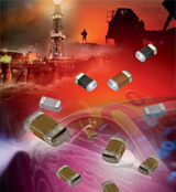 Bild der Keramikkondensatoren der Serie X8L der AVX Corporation