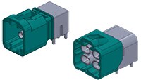 Aces Connectors 的 Mini 和 H-AMTD FAKRA 连接器图片