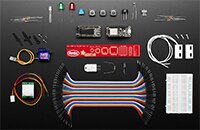 Image of Adafruit's AdaBox003 ESP8266 Feather Based IoT Kit