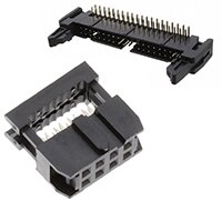 Bild der Pfostenstift- und -buchsenleisten von Adam Tech