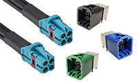 Image of Adam Tech's High-Speed Mini FAKRA Connectors and Cable Assemblies