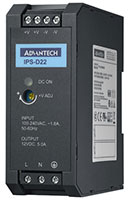 Image of Advantech's IPS-D22A60W Series DIN Rail PSU