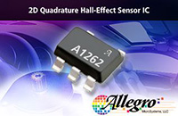 Image of Allegro's A1262 2D Sensor IC