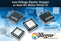 Image of Allegro MicroSystems' A3916 Dual DMOS Full-Bridge Motor Driver