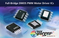Image of Allegro MicroSystems' A4952, A4953, and A4954 Full Bridge Motor Drivers