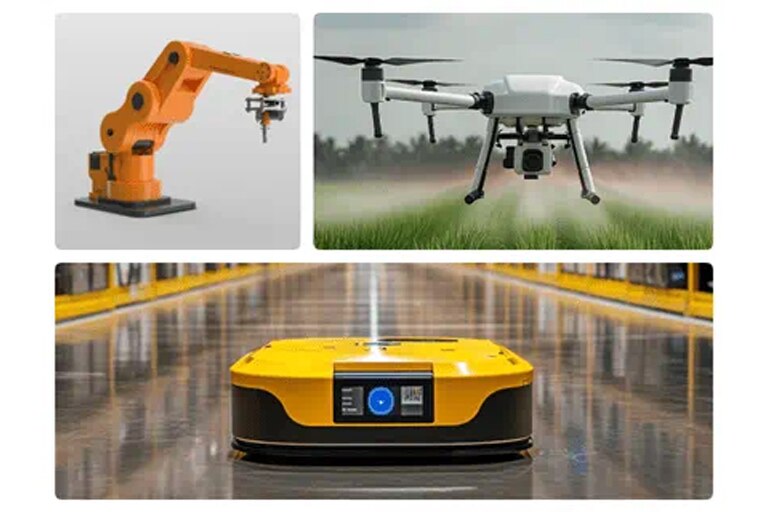 Vacuums, Drones and AGVs, AMRs