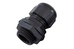Image of Alpha Wire's Black Cable Glands