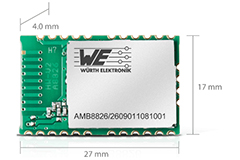 868b Microcontroller 868MHz 장거리 무선 모듈 - Wurth Electronics | DigiKey
