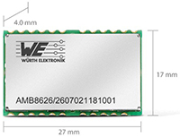 Image of Amber Wireless a Division of Wurth Electronics’ AMB8626