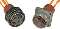 Image of Amphenol Aerospace Operations MT 38999 Fiber Optic Circular Connectors