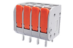 Image of Amphenol Anytek QT Series Lever-Actuated  PCB Terminal Blocks