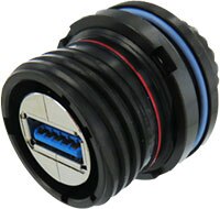 Image of Amphenol PCD's Reduced Flange USB3F TV