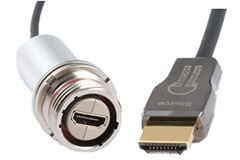 Image of Amphenol PCD Ruggedized Active Optical Cable (AOC) HDMI 