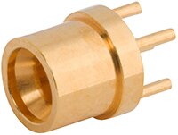 Image of Amphenol SV Microwave's High-Performance RF PCB Thru-Hole Connectors