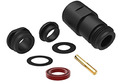 Image of Amphenol RF's Black Plated RF Connectors and Adapters