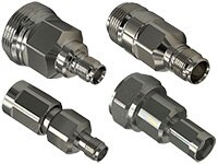 Abbildung: Adapterprodukte der Serie NEX10® von Amphenol RF