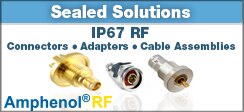 Amphenol RF Amphenol RF Sealed Solutions Banner